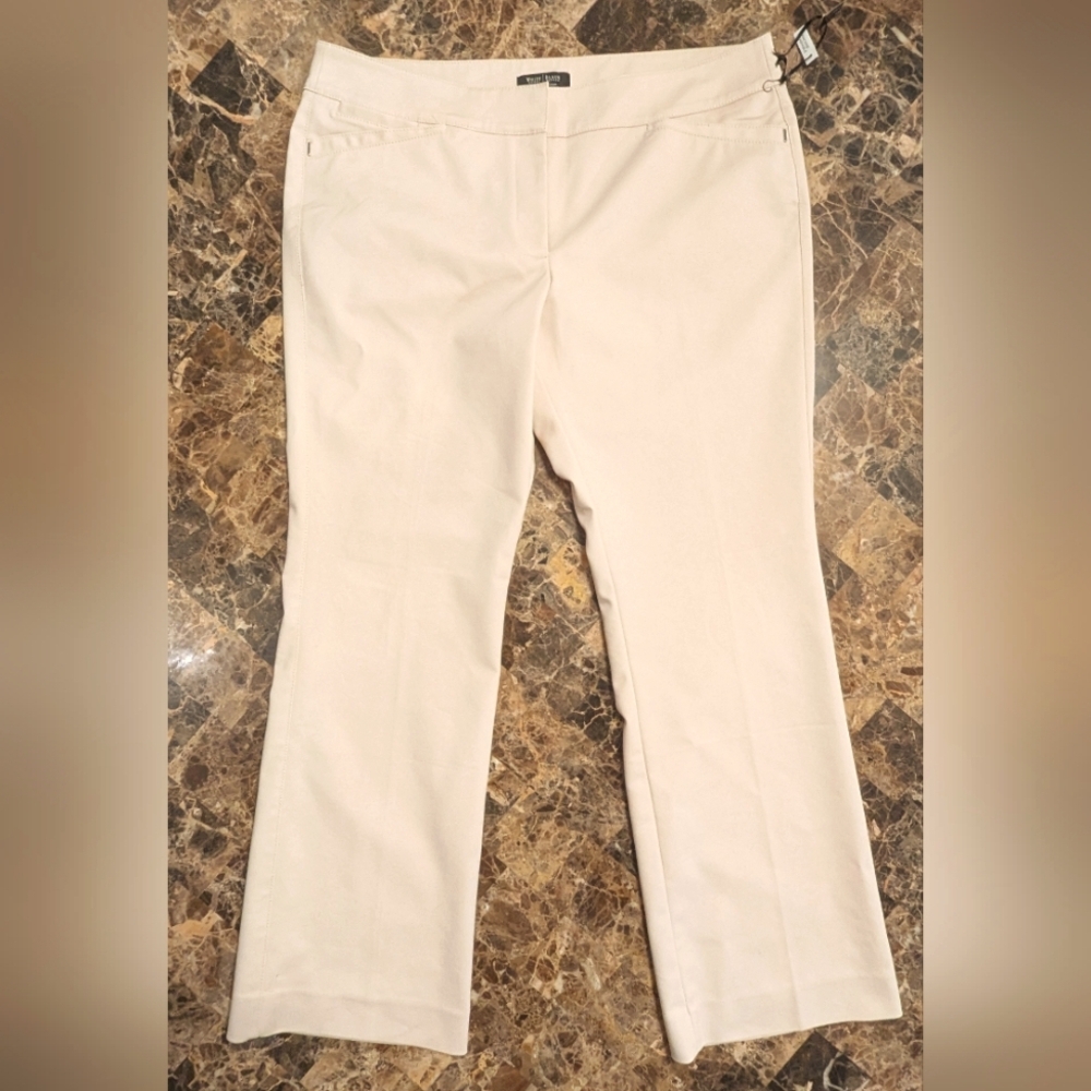 White House Black Market Perfect Form Mini Boot Shell Color Pants - Picture 3 of 7